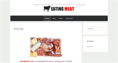 Desktop Screenshot of eatingmeat.com